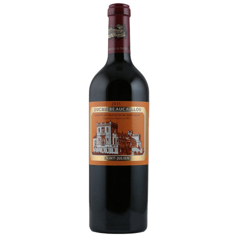 Single bottle of Red wine Ch. Ducru-Beaucaillou, 2nd Growth Grand Cru Classe, Saint Julien, 2015 95% Cabernet Sauvignon & 5% Merlot