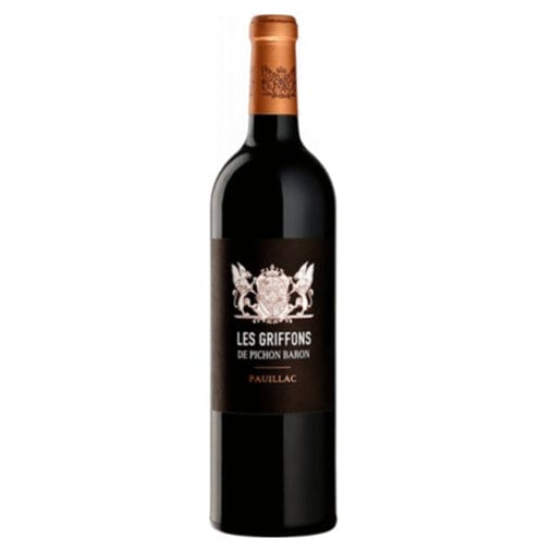 Single bottle of Red wine Ch. Pichon Baron, Les Griffons de Pichon Baron, Pauillac, 2016 52% Cabernet Sauvignon & 48% Merlot