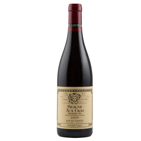 Single bottle of Red wine Louis Jadot, Domaine Cagey Beaune aux Cras, Beaune, 2019 100% Pinor Noir