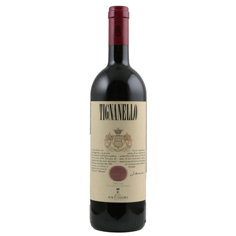 Single bottle of Red wine Marchesi Antinori, Tignanello, Toscana IGT, 2010 85% Sangiovese, 10% Cabernet Sauvignon & 5% Cabernet Franc