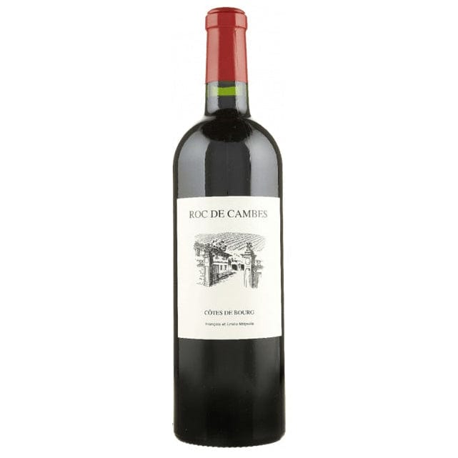 Single bottle of Red wine Roc de Cambes, Grand Vin, Cotes de Bourg, 2016 65% Merlot, 20% Cabernet Sauvignon & 10% Cabernet Franc