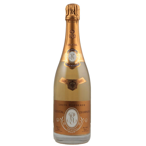 Single bottle of Sparkling wine Louis Roederer, Cristal, Champagne, 2008 60% Pinot Noir & 40% Chardonnay