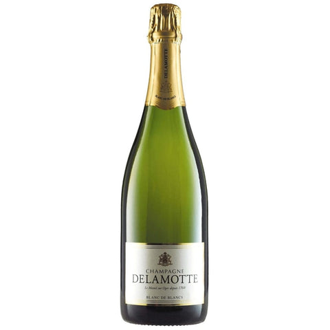 Single bottle of White wine Delamotte, Champagne Brut, NV 55% Chardonnay, 35% Pinot Noir & 10% Pinot Meunier
